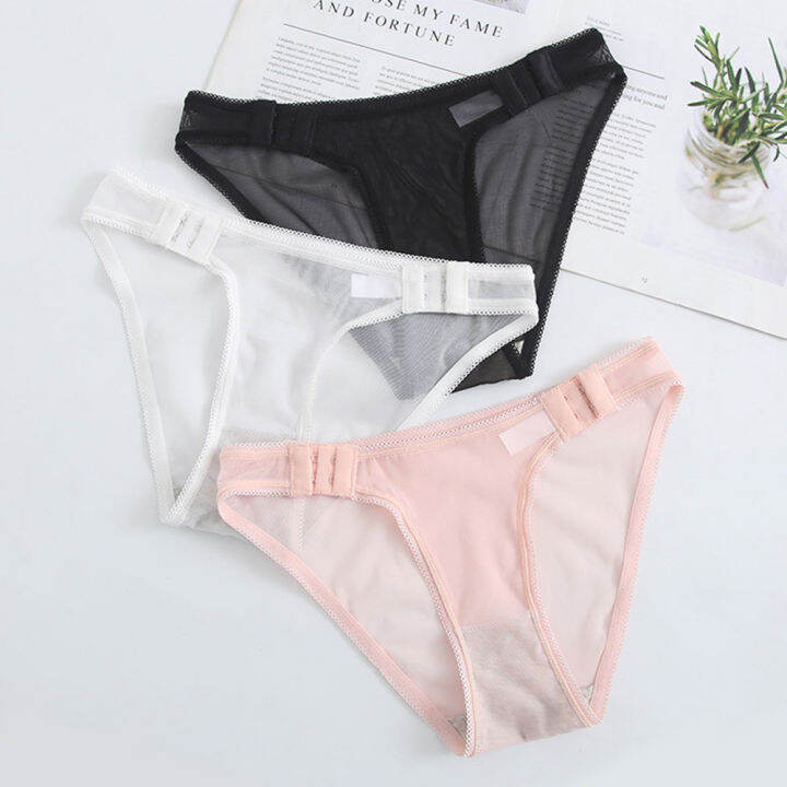 TYEUU Women Female LowRise Hook Style Seamless Transparent Underwear