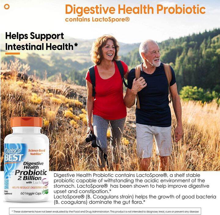 โปรไบโอติก-2-พันล้านตัว-digestive-health-probiotics-2-billion-with-lactospore-60-veggie-caps-doctors-best