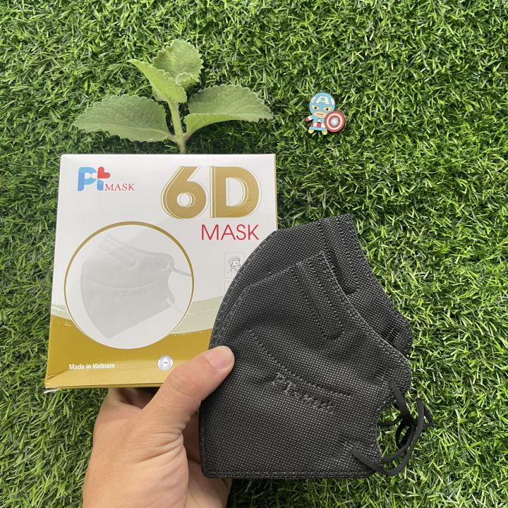 mask-หน้ากากอนามัย-6d-รุ่นใหม่ล่าสุด-สินค้าผ่านการรับรอง-iso-13485-9001-pt-mask-1-กล่อง-10-ชิ้น-ย้ำสินค้า-ไม่เหมือนราคา-20-บาท