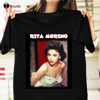 Rita Moreno Retro Actress Vintage T-Shirt Rita Moreno Shirt Puerto Rican Pink Shirts For Men Xs-5Xl Christmas Gift Printed Tee