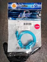 LINK CAT6 FLAT PATCH CORD 2M.,LIGHT BLUE ( US-5142-8 )