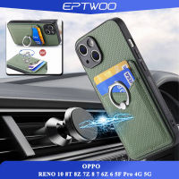 Eptwoo สําหรับ OPPO RENO 10 8T 8Z 7Z 8 7 6Z 6 5F Pro 4G 5Gเปลือกหอยโทรศัพท์มือถือเปลือกคาร์บอนไฟเบอร์ป้องกันการสั่นสะเทือนการตกและการออกแบบการ์ดเมก้าที่มีฝาครอบด้านหลังนุ่มแหวนc1-8