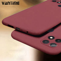 Vantime สำหรับ OPPO A15s A15 เคสหินทรายปลอก Ultra บาง Matte Back ป้องกันโทรศัพท์กรณี