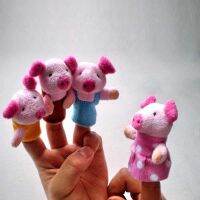 5/8pcs Telling Sack Bag Finger Puppets Nursery Rhyme Fairy Tale Aussie Animals Toys Children Gift Present -17 NSV775