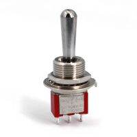 1Pc SH T8014A- Z1 Large Handle SPDT 3Pin Mini Toggle Switch MOM-OFF-MOM Momentary 3 Position