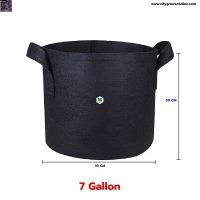 [สินค้าใหม่][แพ็ค 5]  กระถางผ้าปลูกต้นไม้ ถุงปลูกต้นไม้ - 7 Gallon ( Smart Pot, Grow Bags, Fabric Pot )