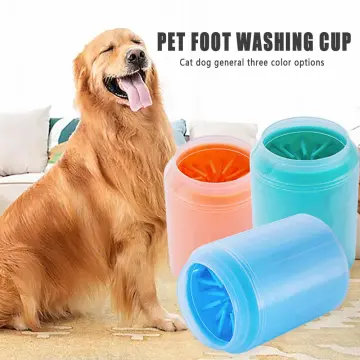 Dog Cat Paw Cleaner Cup Pet Foot Washer Cup Soft Silicone Combs Portable  Paw Clean Brush Quickly Wash Dirty Cat Foot Cleaning Bucket Portable Pet  Foot