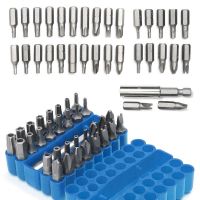 【cw】 33 Pieces/ Set Electric Screwdriver Security Screw Bit Hollow Tips Hot Sale ！