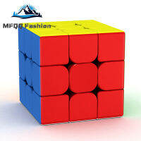 MFQQ Moyu 3X3ลูกบาศก์มายากลแม่เหล็ก4X4 2X2 Kado Ulang Tahun ของเล่นเพื่อการศึกษาลูกบาศก์ความเร็วเรียบสำหรับผู้เริ่มต้น