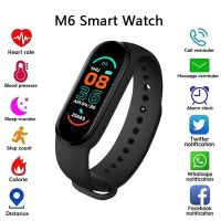 Smartwatch Olahraga M6สำหรับเด็กผู้หญิงเด็กผู้ชาย,สมาร์ทวอชสำหรับออกกำลังกายนาฬิกาอัจฉริยะอัตราการเต้นของหัวใจ