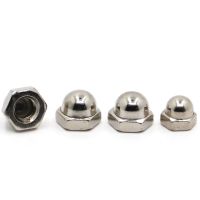 10-50pcs Nickel Plating Cap Nuts Decorative Cover Semicircle Head Acorn Nut M3 M4 M5 M6 M8 M10 Nails  Screws Fasteners