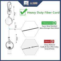 LLSBB คลิปป้ายพับม้วนเก็บได้โลหะ21มม. คลิปสายคล้องคุณภาพสูงพวงกุญแจผู้หญิงผู้ชาย