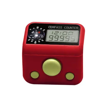 Digital Finger Counter With LED Light, Resettable Timer, And Lap