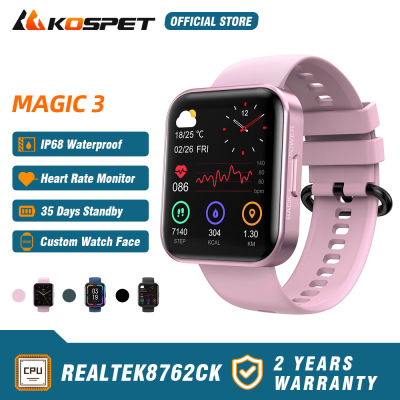 Đồng hồ thông minh KOSPET MAGIC 3 Ultra cho nam màn hình 1.71 inch IP68 chống thấm 20 chế độ thể thao 35 ngày chờ vòng đeo tay đeo tay Bluetooth Thông minh cổ tay đồng hồ thông minh cho nam giới