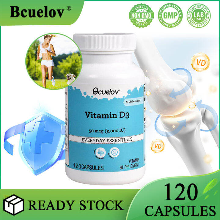 bcuelov Vitamin D Capsules Enhance immunity, strengthen bones, and promote intestinal