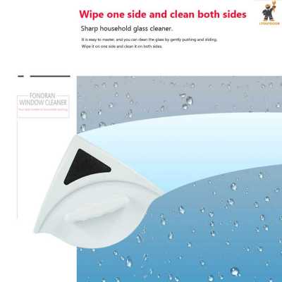 แปรงทำความสะอาดกระจกแม่เหล็ก Anti Falling Rope แปรงทำความสะอาดสองด้าน Scratchproof น้ำหนักเบาสำหรับอุปกรณ์ Tuilding สูง
