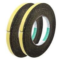 2Pcs 10mm Width 2mm Thickness EVA Single Side Sponge Foam Tape 5 Meters Length Adhesives Tape