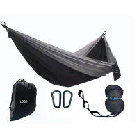 【CAMPOUT】Hammock Swing 210T ผ้าไนลอนสามารถใช้สำหรับเปลญวนเดี่ยวหรือคู่270*140ซม. อุปกรณ์ตั้งแคมป์