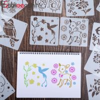 BalleenShiny 10PCS/set Kids Painting Toys Stenciled Template DIY Scrapbooking Hollow Copy Drawing Board Child Educational Toys Drawing  Sketching Tabl