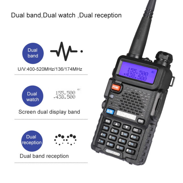 วิทยุสื่อสาร-baofeng-uv-5r-วิทยุ-วอ-สื่อสาร-วิทยุสื่อสารตํารวจ-walkie-talkie-วอวิทยุสื่อสาร-dual-band-radio
