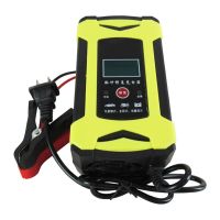 ZZOOI 1PC 12V 6A Car Battery Charger Motorcycle Acid Battery Charger Battery Pulse Repair Practical Electric Vehicle Accessories