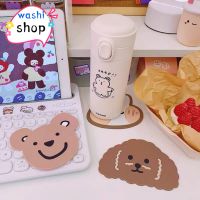 แผ่นรองแก้ว ที่รองแก้ว แผ่นรองแก้วน้ำ Cute coaster ที่รองแก้วซิลิโคนลายการ์ตูน จานรองแก้ว ที่รองแก้ว ที่รองแก้วซิลิโคน ที่รองแก้วน่ารัก