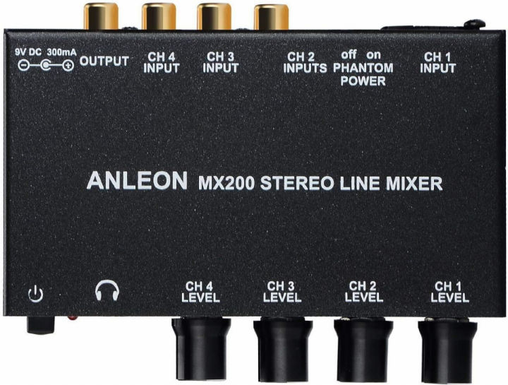 anleon-stereo-line-mixer-four-channel-mixer-microphone-xlr-rca-mixes-audio