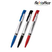 [ส่งไว] ปากกาลูกลื่น FlexOffice Flex Office รุ่น Matixs 0.7 มม.คละสีได้ (จำนวน 12 ด้าม)