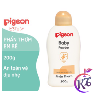 Phấn thơm Pigeon 200g nắp màu an toàn cho bé - phan thom cho be so sinh