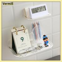 VERMILL Punch-Free ชั้นเก็บของติดผนัง พับเก็บได้ ถาดรองจาน ที่เก็บของในห้องน้ำ ของใหม่ ประหยัดพื้นที่พื้นที่ ชั้นเก็บของชั้น ห้องน้ำในห้องน้ำ