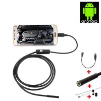 【CW】 Endoscope Camera Flexible IP67 Waterproof USB Android 5.5 mm Inspection Borescope for Phone PC Notebook 6LEDs