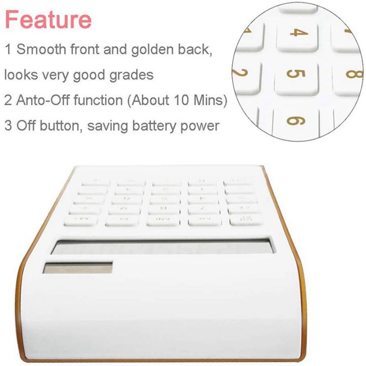 3x-calculator-slim-elegant-design-office-home-electronics-dual-powered-desktop-calculator-10-digits-white