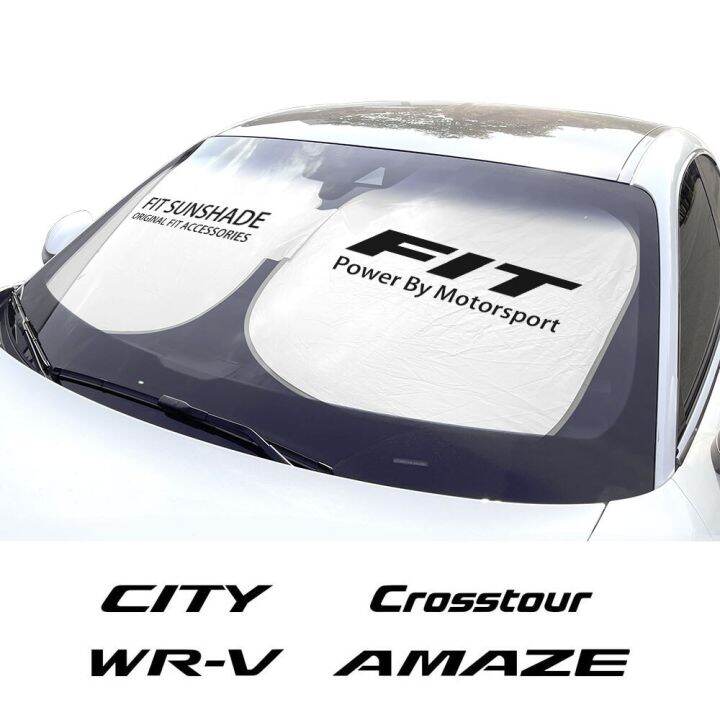 ที่บังแดดหน้ารถยนต์บังแดดสำหรับ-honda-amaze-brio-br-v-city-crosstour-fit-passport-ridgeline-stepwgn-stream-wr-v-sunshades