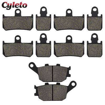 Cyleto Motorcycle Front or Rear Brake Pads for Yamaha YZFR1 YZF-R1 YZF R1 2007 2008 2009 2010 2011 2012 2013 2014