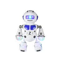 for Kids Dancing Robot Toy LED Flashing Child Smart Electronic Space Battery Operated Dancing Robot Walking Action Figure Toys