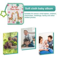 Family Baby Photo Album Promote Brain Development Create Lasting Memories Soft Cloth Photo Book for Newborns  Photo Albums