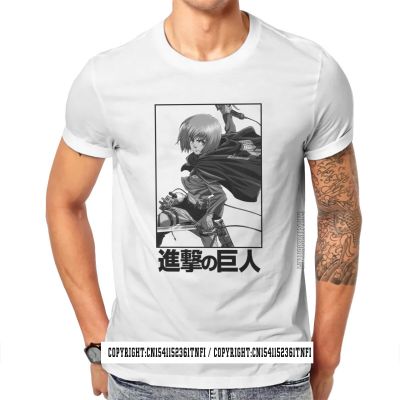 Attack On Titan Levi Anime Armin Arlert Classic T Shirt Classic Graphic Top Quality Tshirt Big Size O Neck Men Tshirts