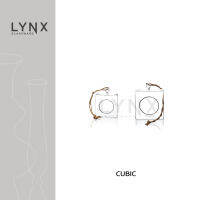 LYNX - Cubic  - แจกันแขวน Terrarium ทรงสี่เหลี่ยม เนื้อใส พร้อมเชือกสำหรับแขวน มีให้เลือก 2 ขนาด