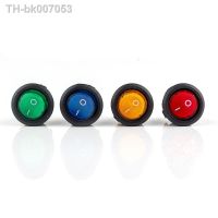 ●☈  1pcs 5pcs 20mm KCD1 Led Switch 6A 125V 10A 250V Light Power Switch Car Button Lights ON/OFF 3pin Round Rocker Switch