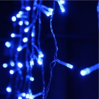 Garland Christmas LED Window Curtain Icicle String Fairy Light 5M 96Leds Droop 0.4-0.6M Outdoor Holiday Party Led Decoration