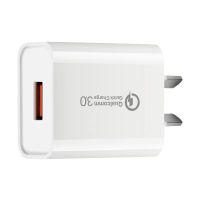 【Chat-support】 C&amp;T e-Mart สำหรับนิวซีแลนด์ AU Plug Quick Charge 3.0 USB Smart Wall Adapter สำหรับโทรศัพท์ Fast AU USB Charger