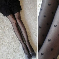 Fashion model shop 2023 ถุงน่องแบบบาง Jacquard Pantyhose Super Slim Legs Stockings