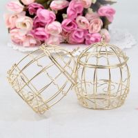 5pcs Iron Birdcage candy of tinplate box candy box / wedding decoration Storage Boxes