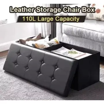 Rectangular Storage Stool Sit Adult Sofa Folding Storage Box