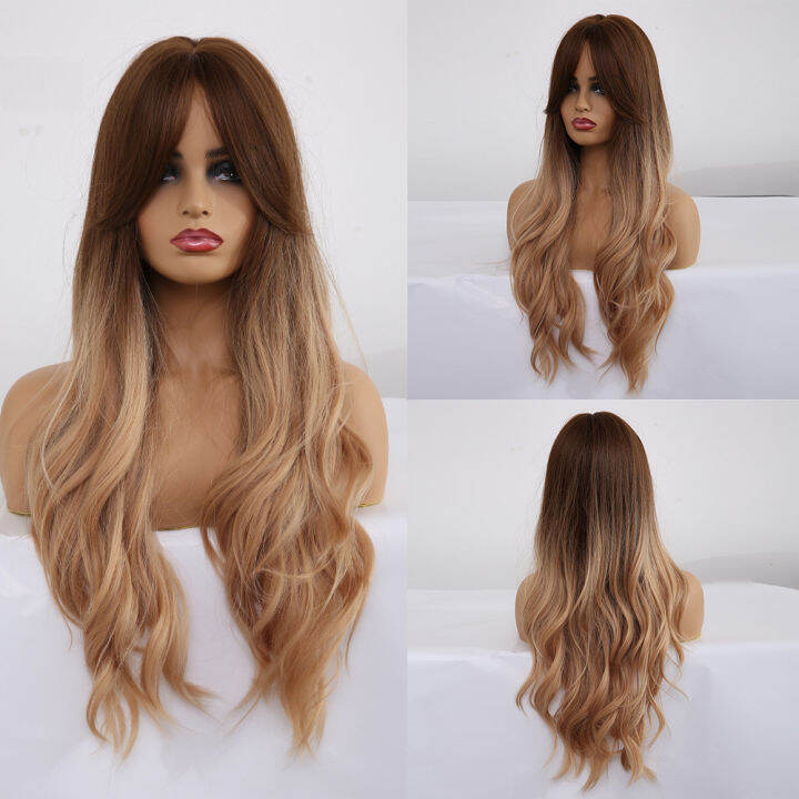 gemma-natural-middle-part-synthetic-wigs-for-black-women-long-wavy-hair-cosplay-black-brown-golden-highlight-wig-heat-resistant