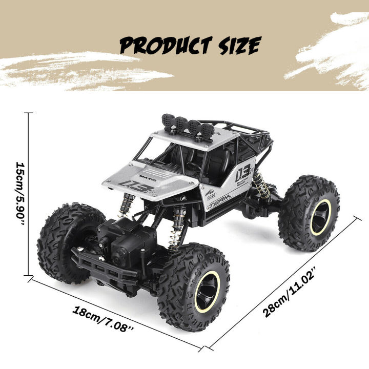 รถบังคับวิทยุ-สามารถชาร์จแบตได้-remote-control-rc-cars-rock-crawler-monster-truck