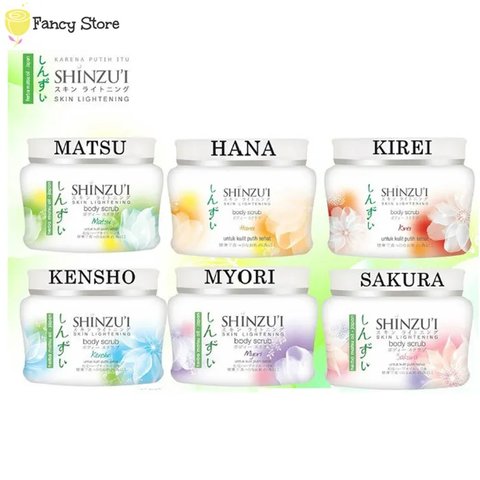 Shinzui Skin Lightening Body Scrub Gr Kirei Merah Lazada Indonesia