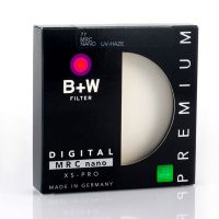 B + W ตัวกรองกรองแสงสีฟ้าป้องกันเลนส์แวววาวหมอกควัน Uv เลนส์กล้องถ่ายรูป49 52ม. 55มม. 58มม. 62มม. 67มม. 72มม. 77มม. 82มม. Xs-Pro