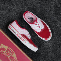 2023 New [Original] Van* Authentic Red Pink Chessboard Grid WomenS Vulcanized Leisure Sports Sneakers Board Shoes {Free Shipping}