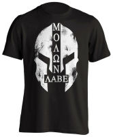 Distressed Spartan Warrior Helmets Molon Labe T-Shirt. Summer Cotton Short Sleeve O-Neck Mens T Shirt New S-3Xl - T-Shirts - Aliexpress